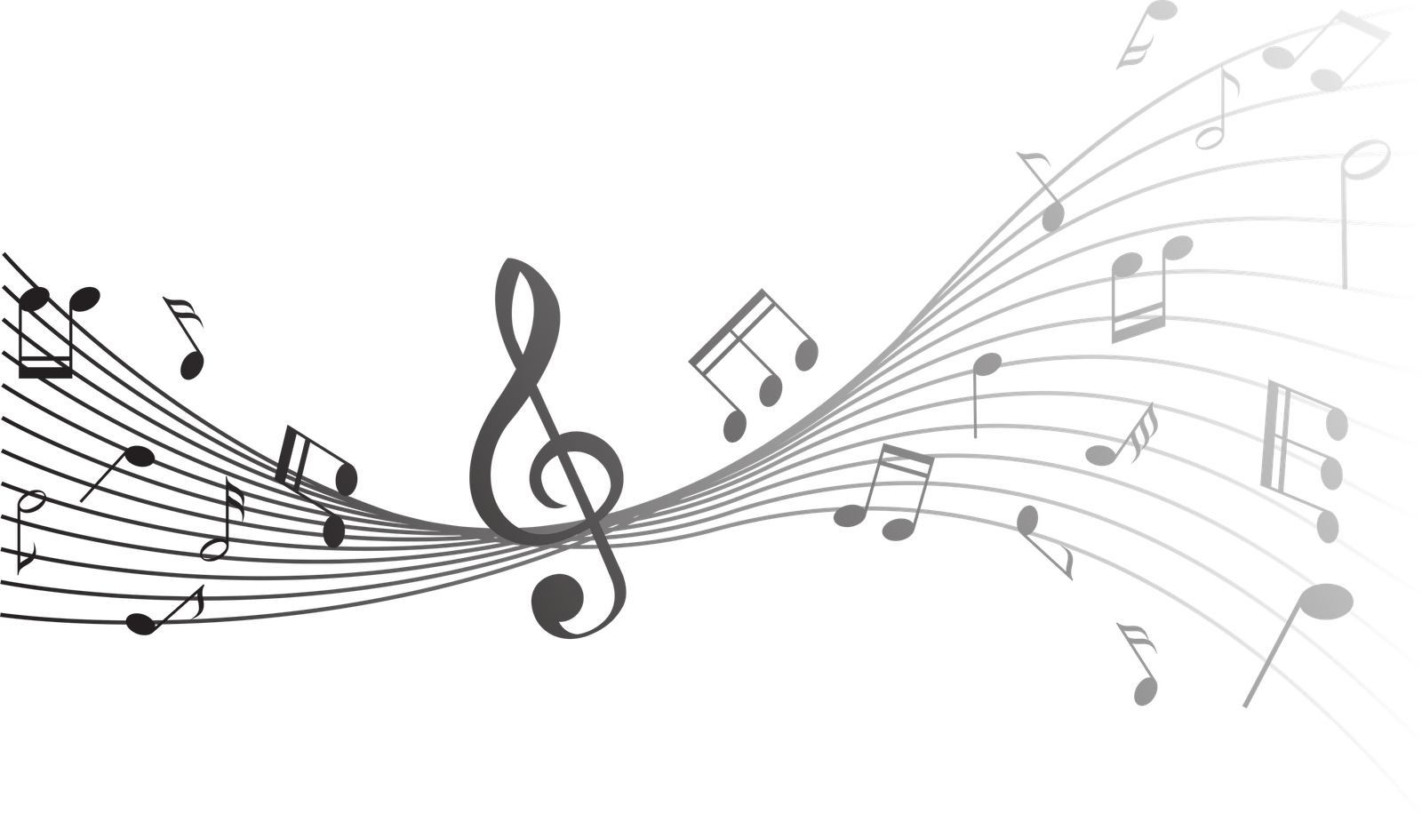 Background design with music notes